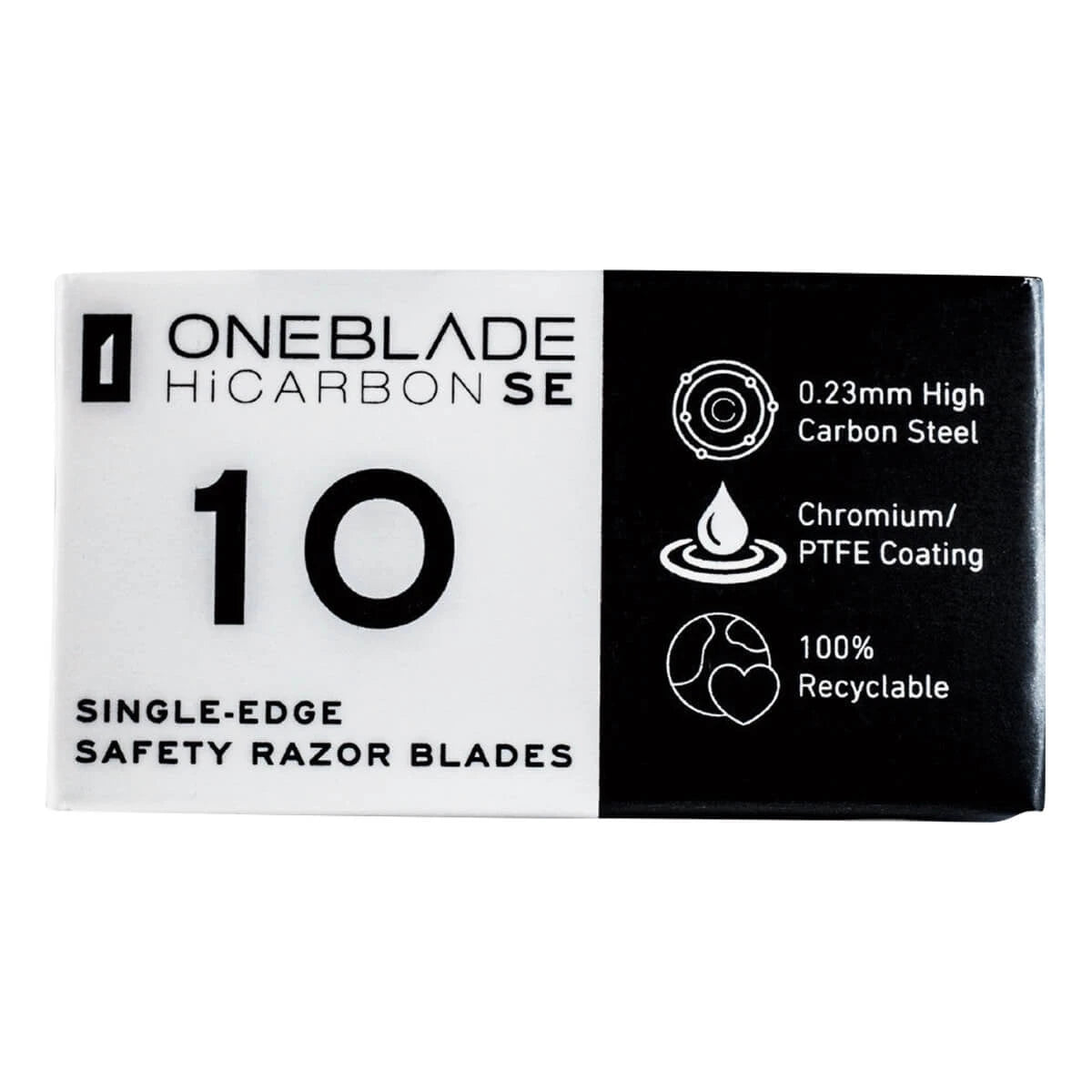 Oneblade Hicarbon Se Single Edge Barberblade  10 Stk