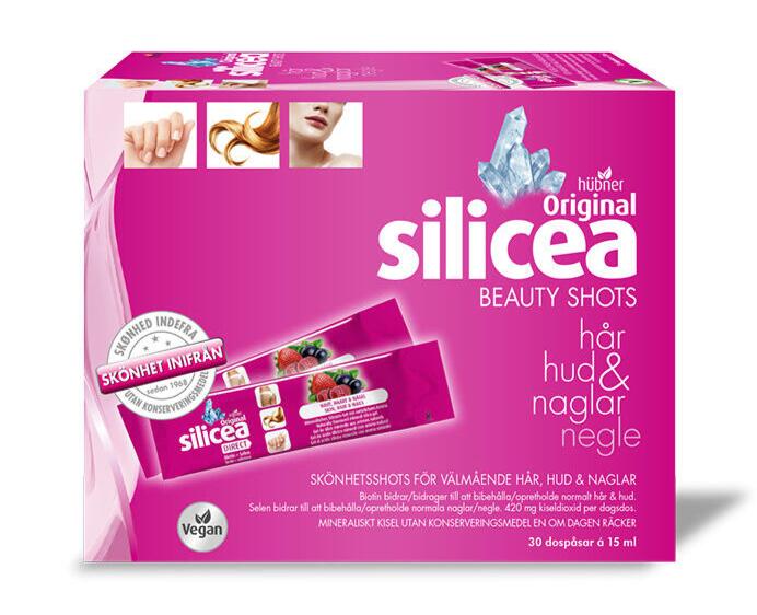 Silicea Beauty Shots Hår  Hud Og Negle   Indeholder 30 Poser X15ml  450 Ml