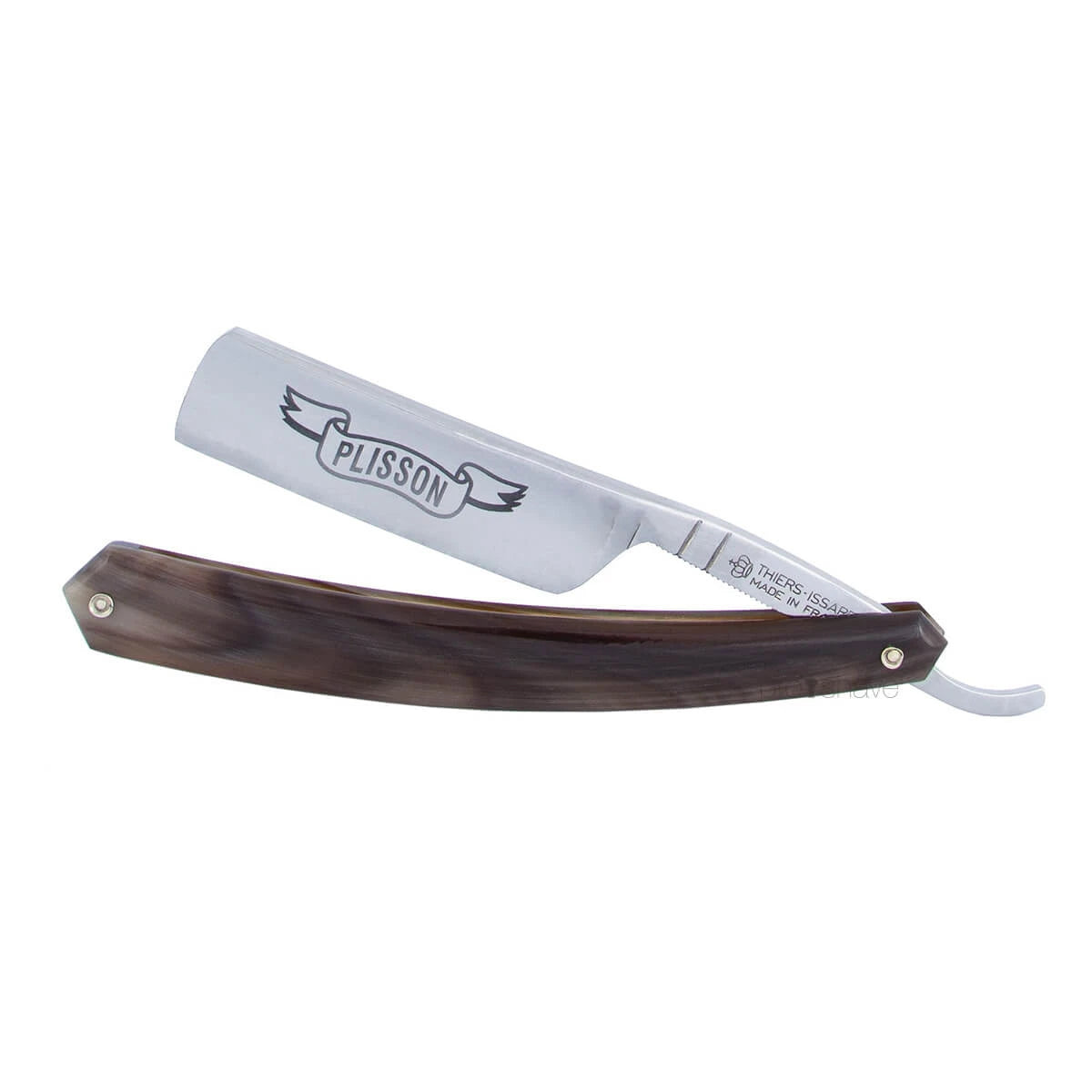 Plisson 1808 Straight Razor 6 8 Round Nose Horn