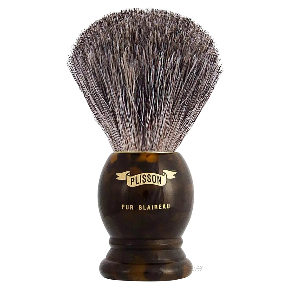Plisson 1808 Barberkost  Russian Grey Badger   Imit  Skildpadde  Original  Str  12