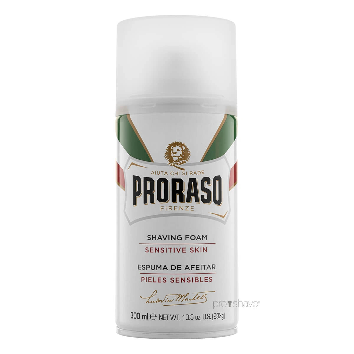 Proraso Barberskum   Sensitive  Grøn Te   Havre  300 Ml
