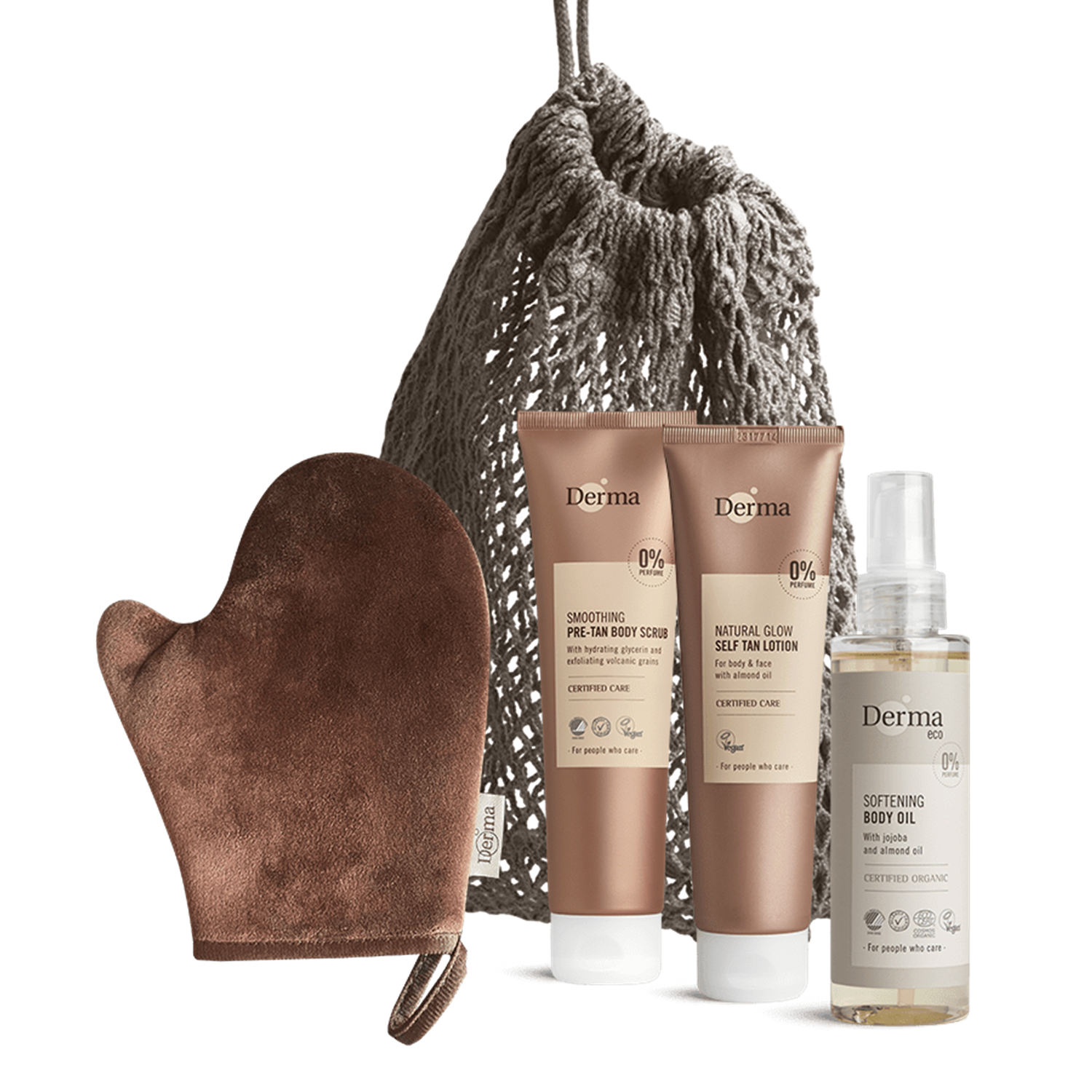 Derma Self Tan Kit  Inkl  Handske