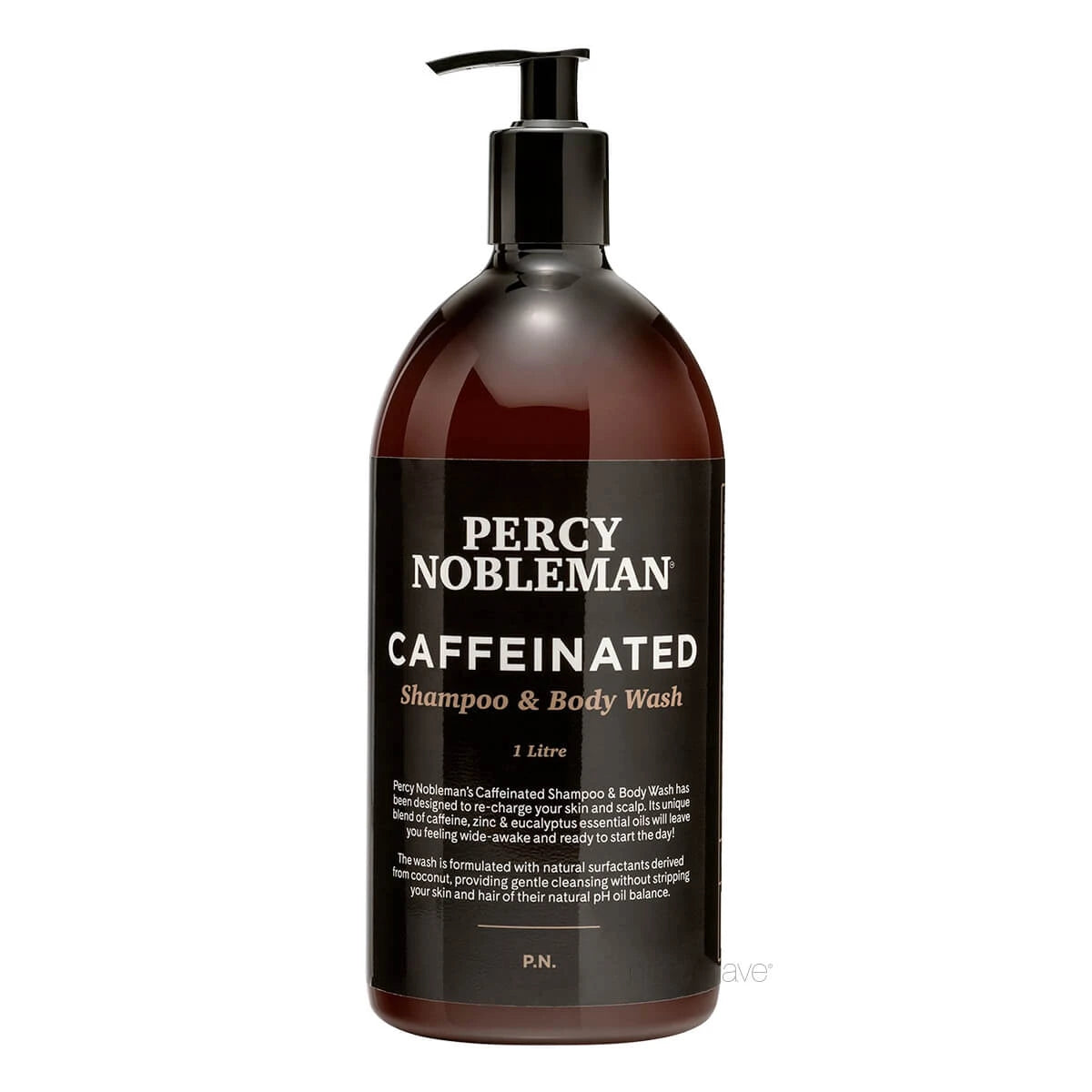 Percy Nobleman Caffeinated Shampoo   Body Wash  1000 Ml