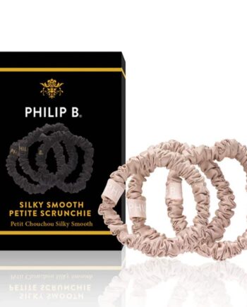 Philip B Petite Champagne Scrunchie 3 Stk