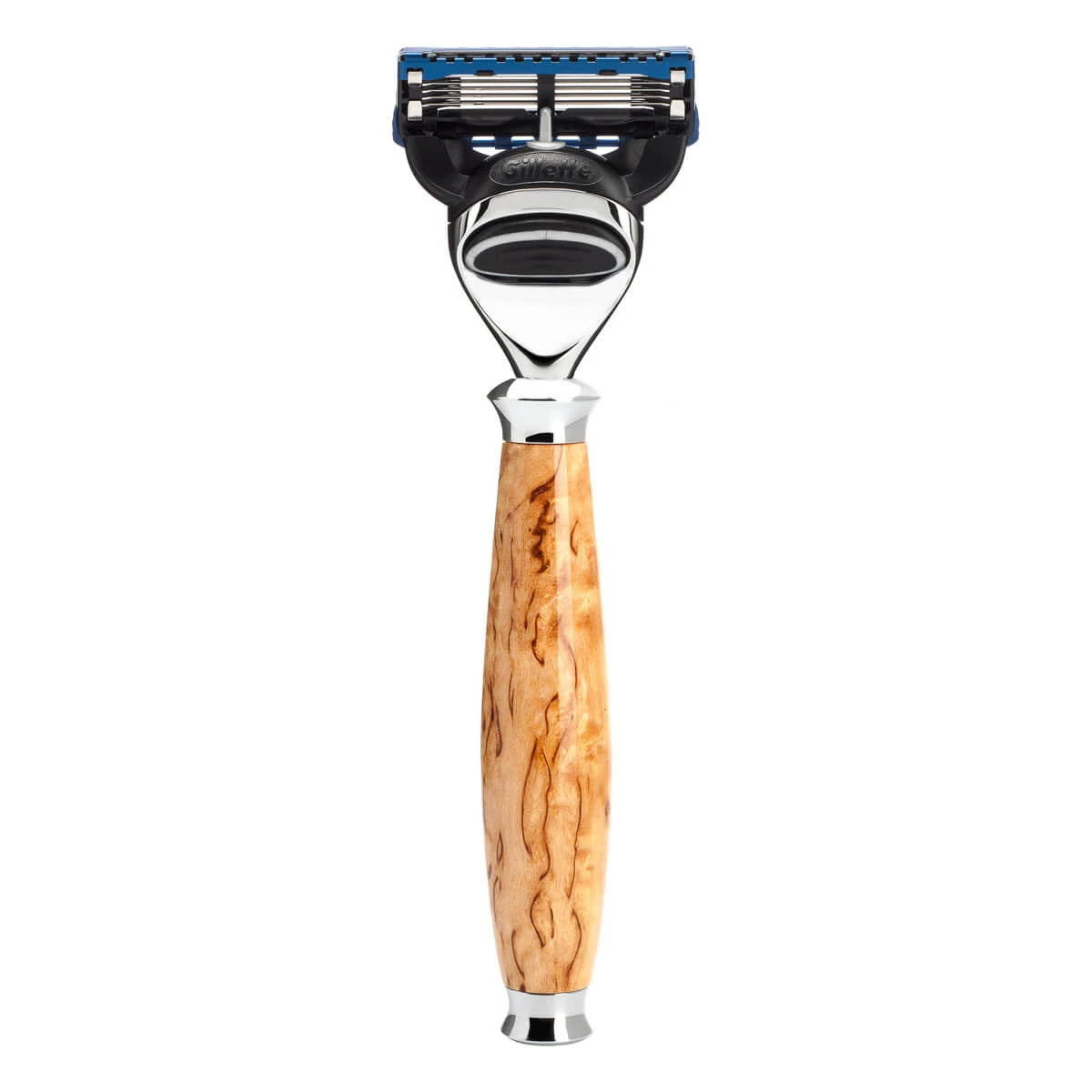 M? Hle Shaving Gillette Fusion Skraber  Purist  Karelian Burl Birk