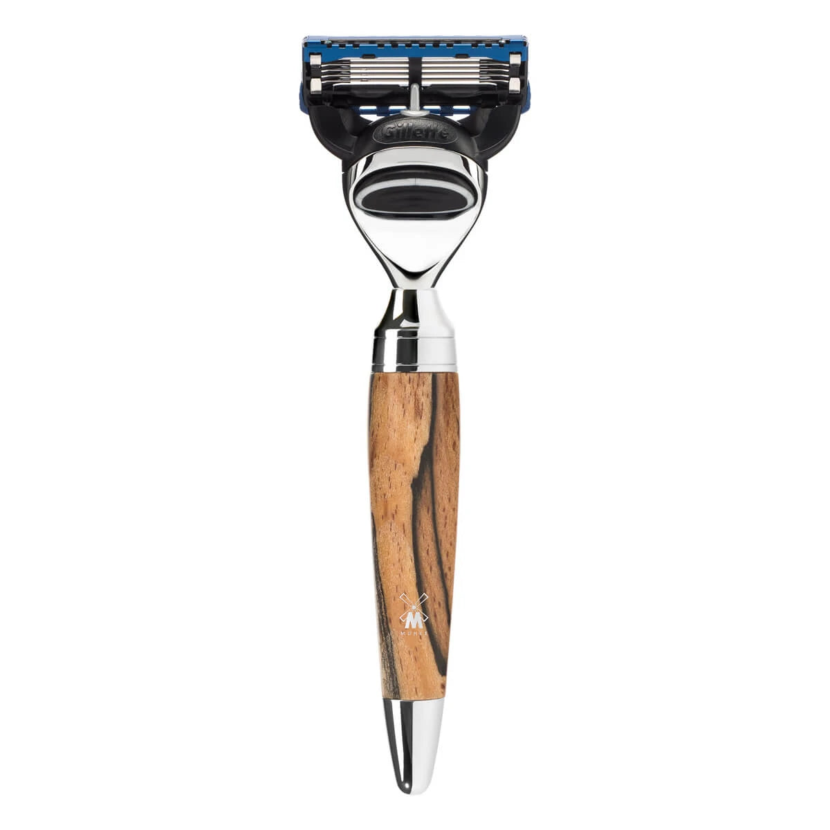 M? Hle Shaving Gillette Fusion Skraber  Stylo  Spalted Beech