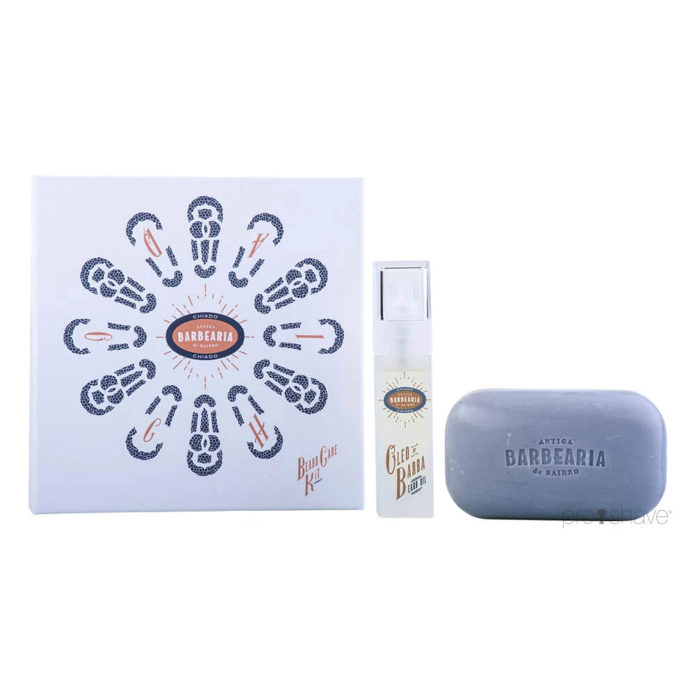 Antiga Barbearia De Bairro Gaveæske Beard Care Kit  Chiado