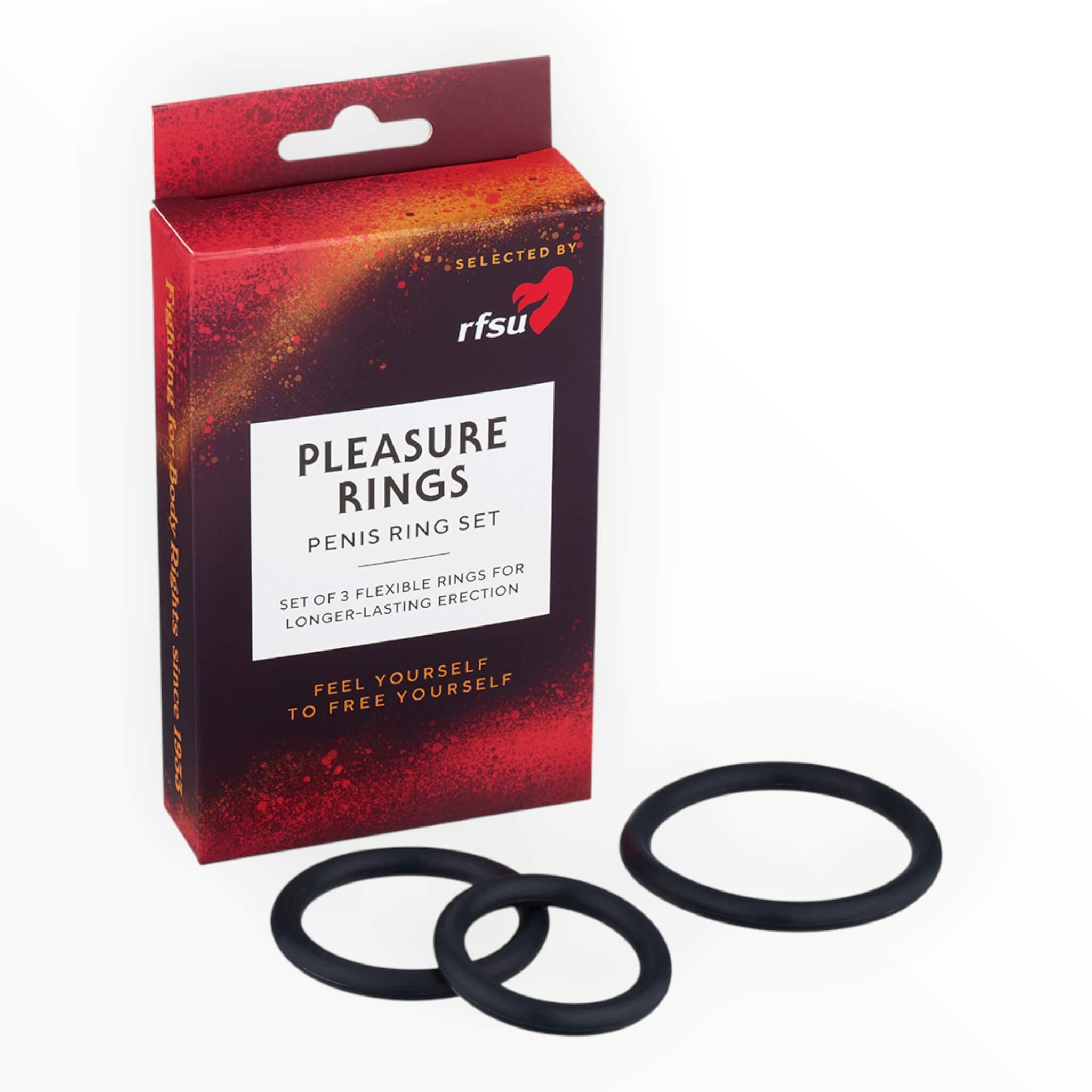Rfsu Pleasure Ring   Penis Ring Set  3 Stk