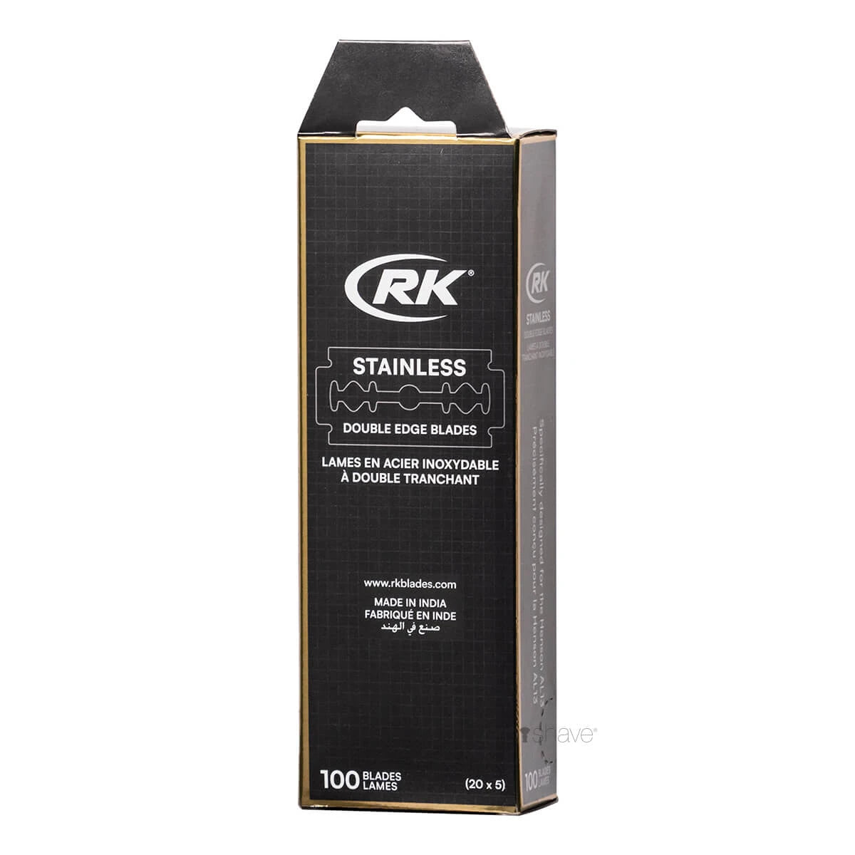 Henson Shaving Rk Shaving Stainless De Barberblade 1 Stang 20x5 Stk 100 Stk