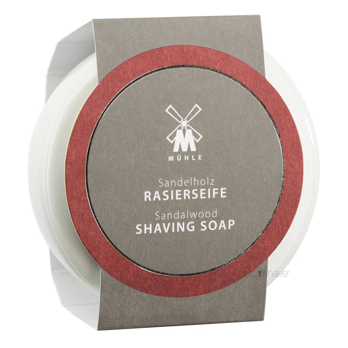 M? Hle Shaving Barbersæbe I Porcelænsskål  Sandeltræ  65 Gr