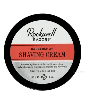 Rockwell Razors Barbercreme  Barbershop Scent  113 Gr