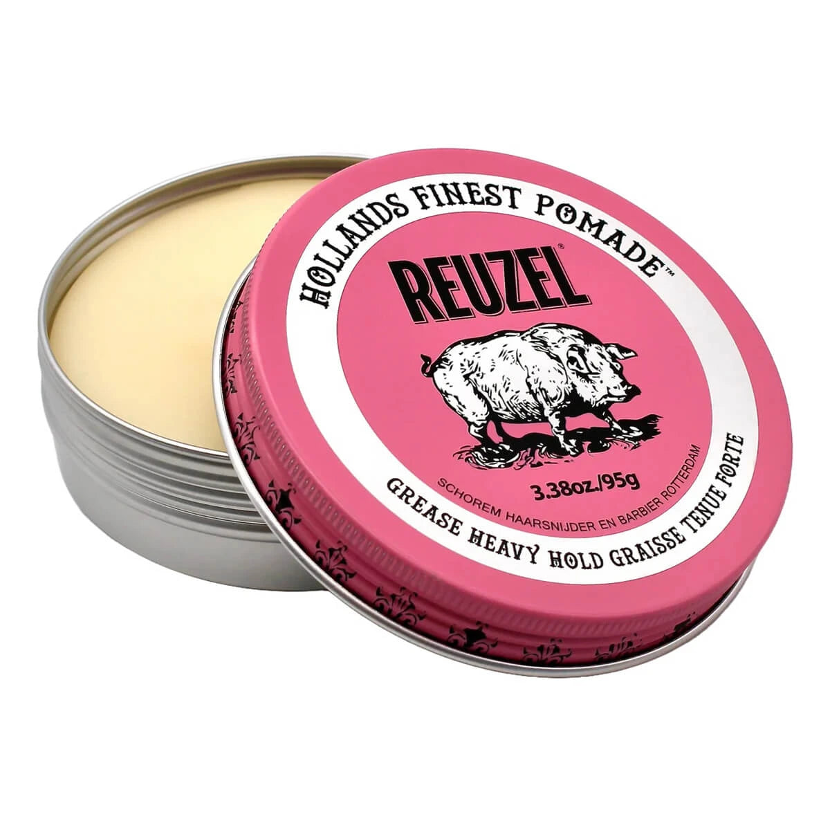 Reuzel Pink Grease Pomade   Heavy Hold  95 G