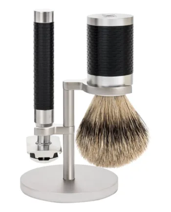 M? Hle Shaving Barbersæt Med De Skraber  Barberkost Og Holder  Rocca  Rustfrit Stål