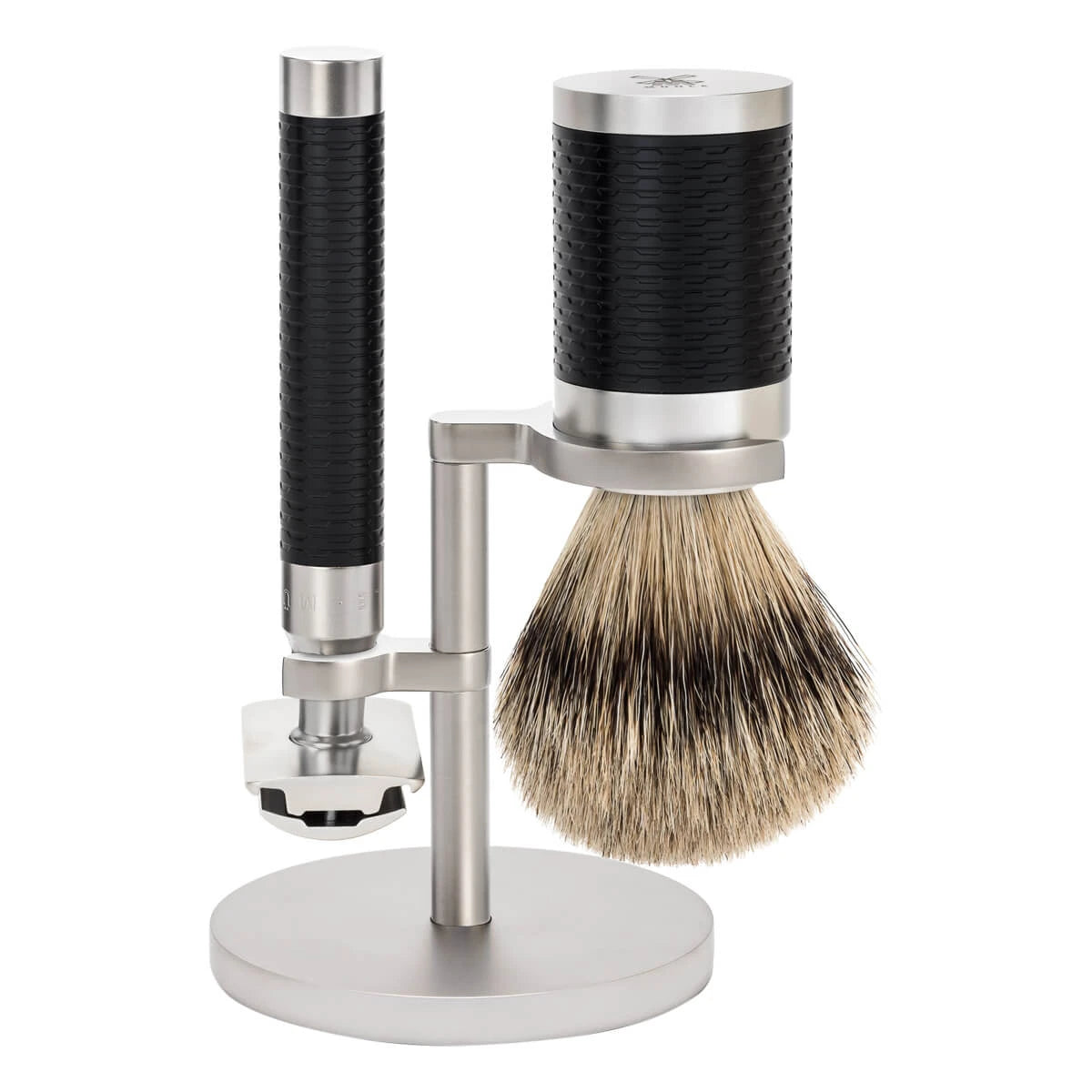M? Hle Shaving Barbersæt Med De Skraber  Barberkost Og Holder  Rocca  Rustfrit Stål