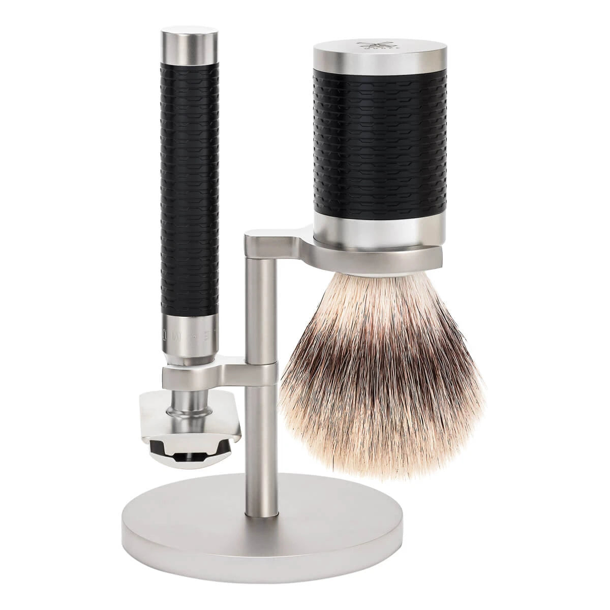 M? Hle Shaving Barbersæt Med De Skraber  Fibre Barberkost Og Holder  Rocca  Rustfrit Stål