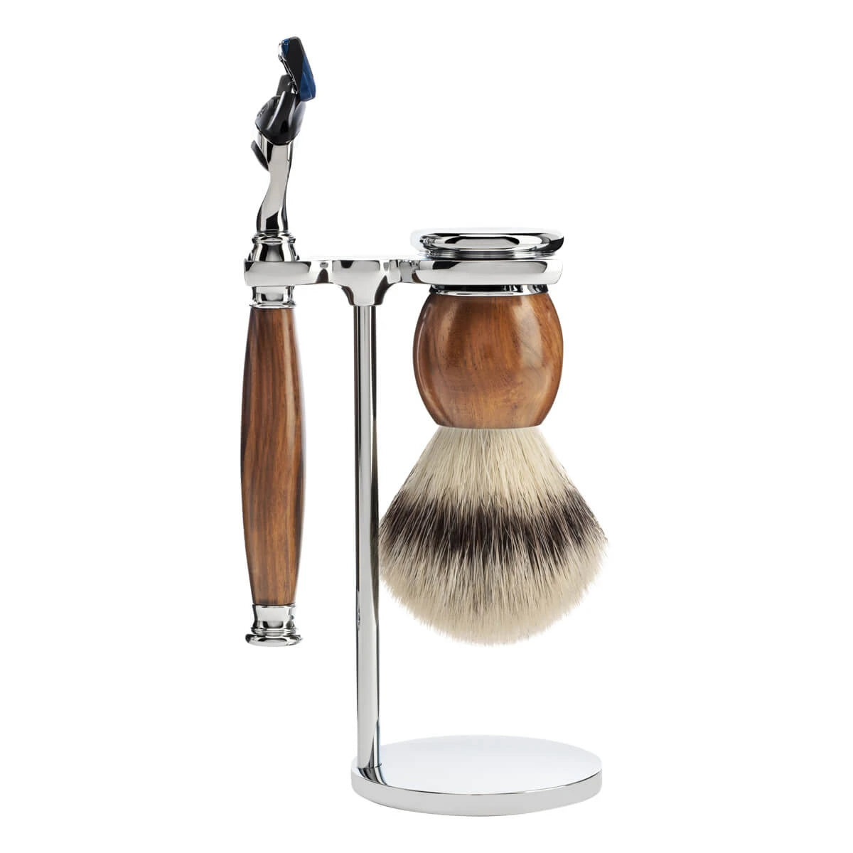 M? Hle Shaving Barbersæt Med Skraber  Fibre Barberkost Og Holder  Sophist  Ironwood