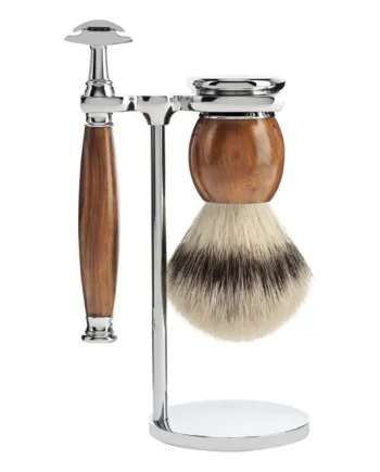 M? Hle Shaving Barbersæt Med De Skraber  Fibre Barberkost Og Holder  Sophist  Ironwood