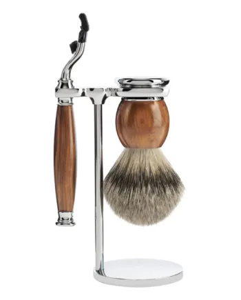 M? Hle Shaving Barbersæt Med Mach3 Skraber  Barberkost Og Holder  Sophist  Ironwood