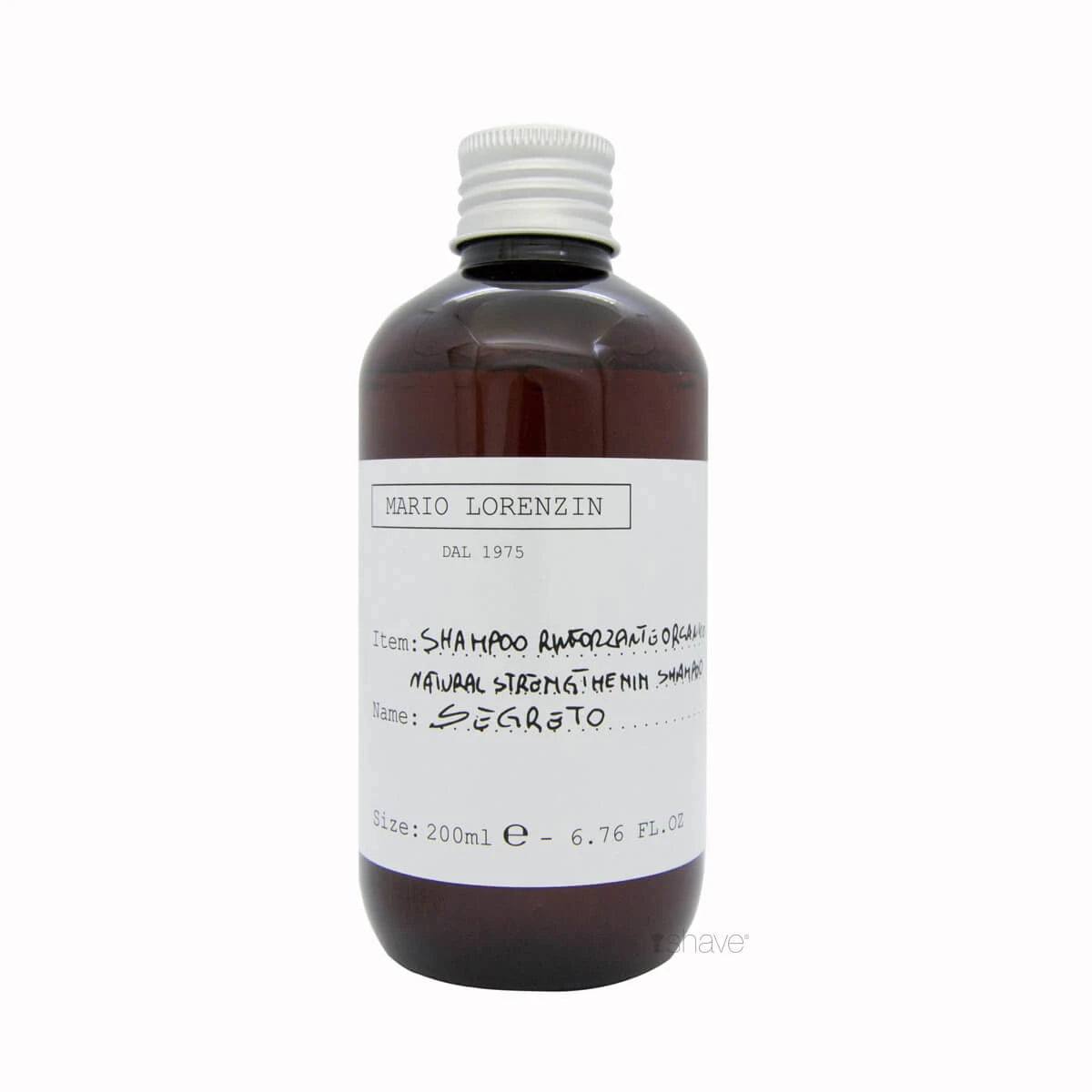 Mario Lorenzin 1975 Strengthening Natural Shampoo  Sergreto  Women  200 Ml