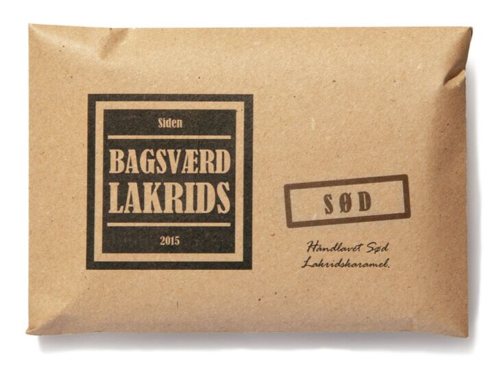 Bagsværd Lakrids Hel Plade Lakrids  Quot Sød Quot  160g