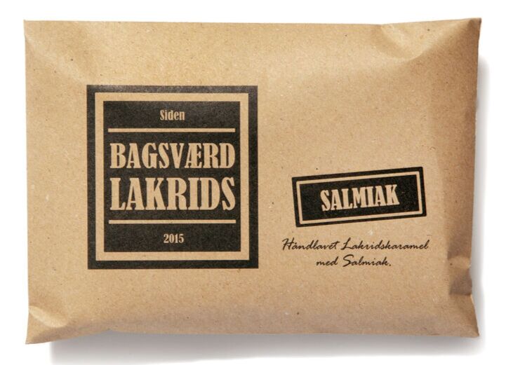 Bagsværd Lakrids Hel Plade Lakrids  Quot Salmiak Quot  160g