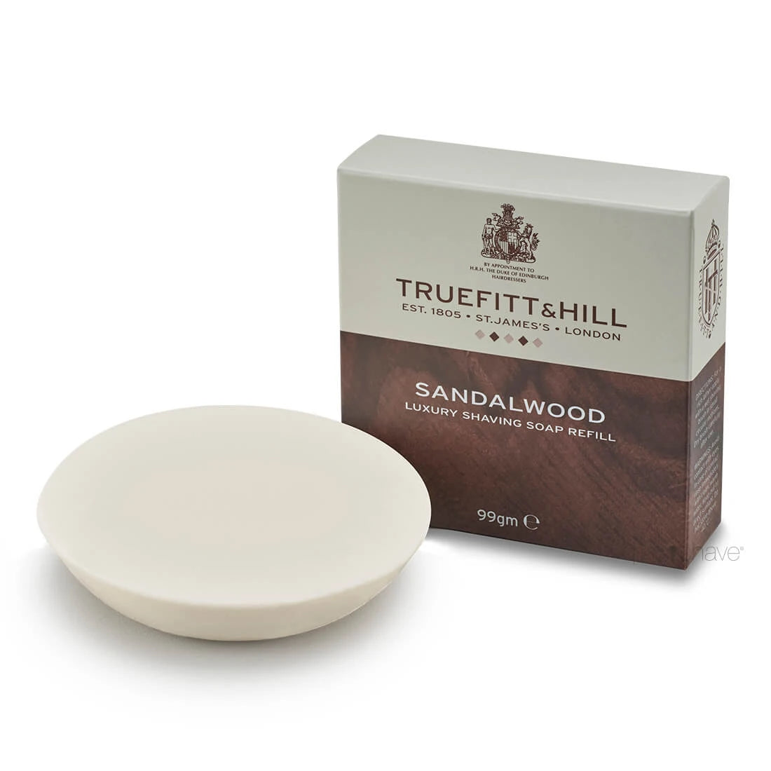 Truefitt   Hill Barbersæbe Refill  Sandalwood  99 Gr