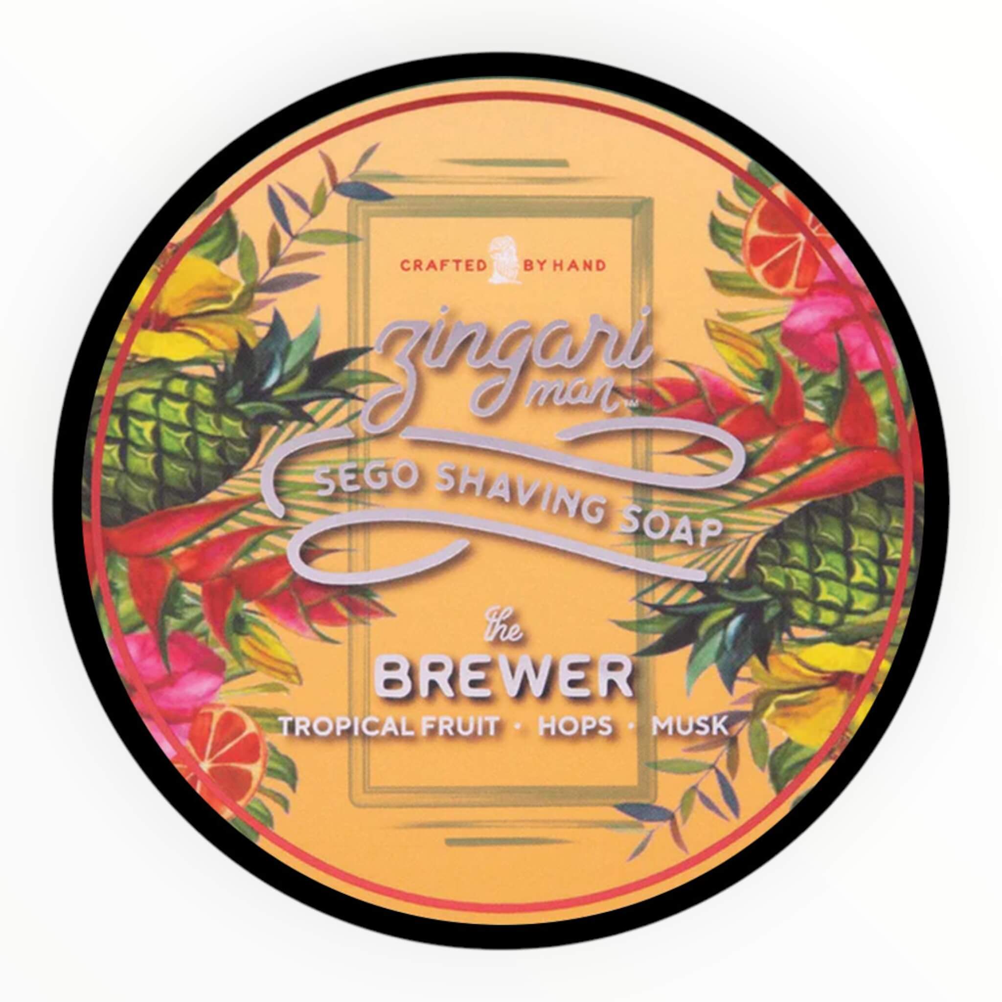 Zingari Man Shaving Soap  The Brewer  142 Ml