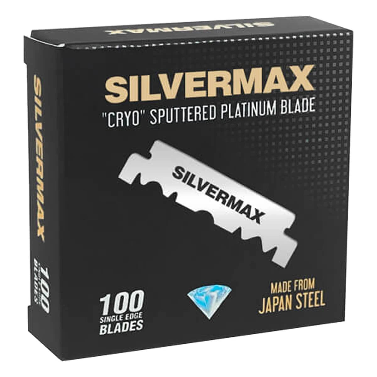 Silvermax Cryo Sputtered Half Blades  100 Stk