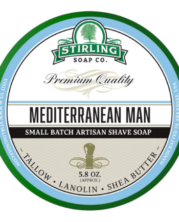 Stirling Soap Company Barbersæbe  Mediterranean Man  170 Ml