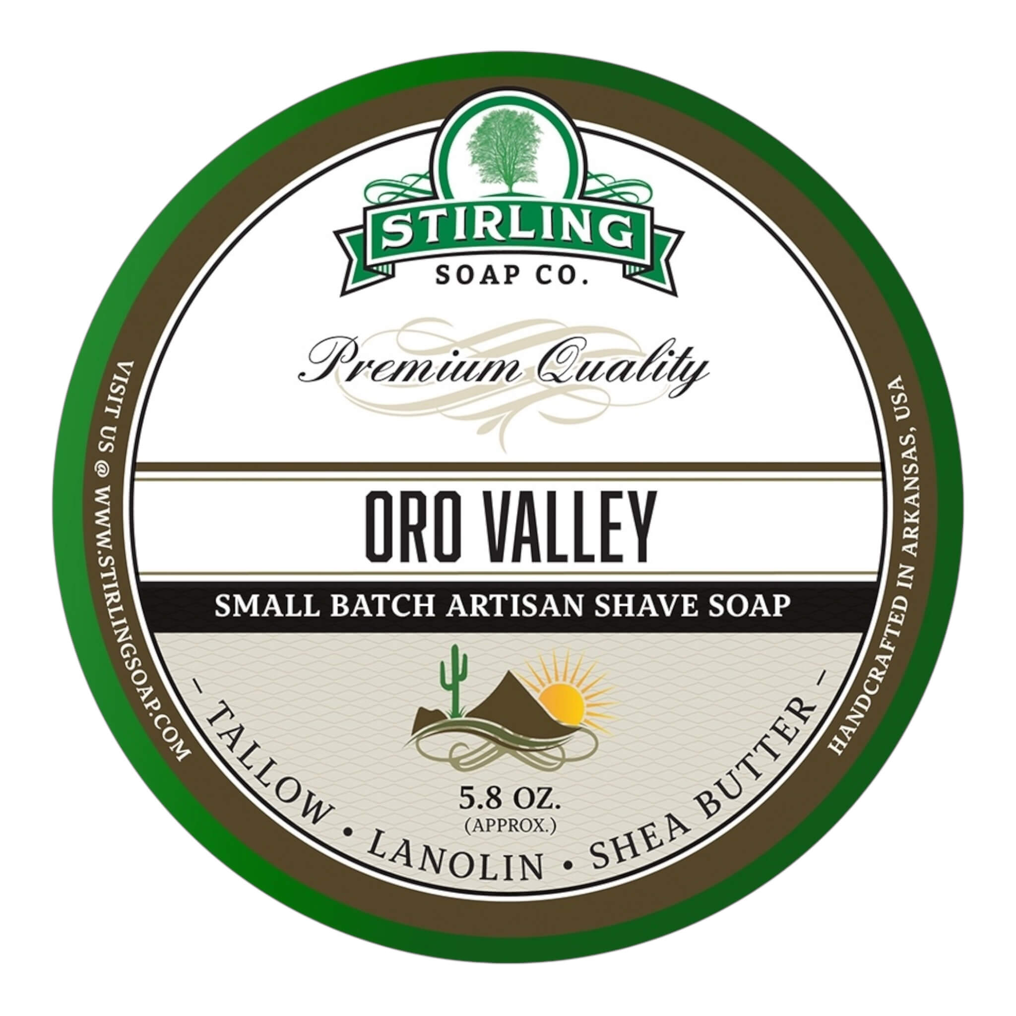 Stirling Soap Company Barbersæbe Oro Valley 170 Ml