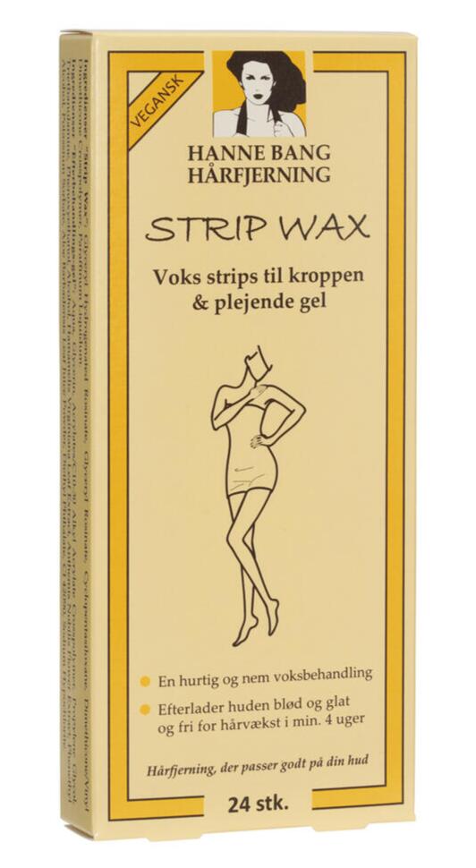 Hanne Bang Strip Wax  Veganske  24 Stk   Gel