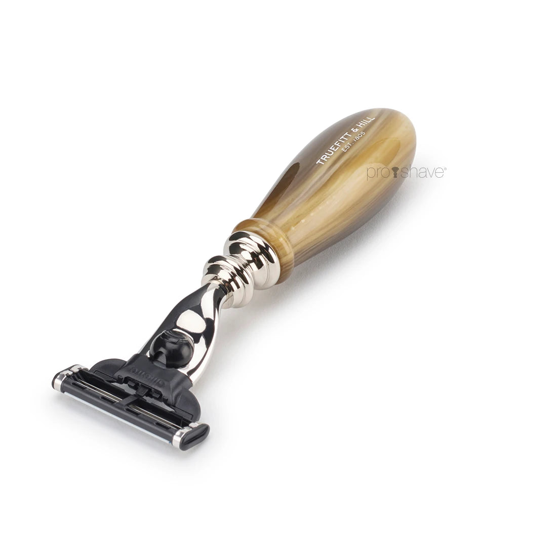 Truefitt   Hill Mach3 Skraber  Regency  Faux Horn