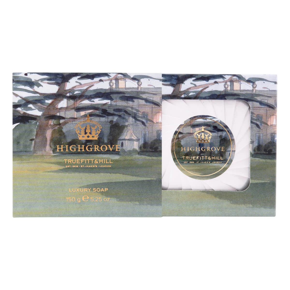 Truefitt   Hill Sæbe  Highgrove  Triple Milled  150 G