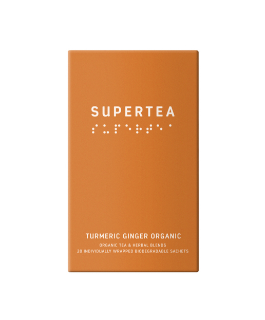 Supertea Turmeric Ginger øko Tebreve  20stk