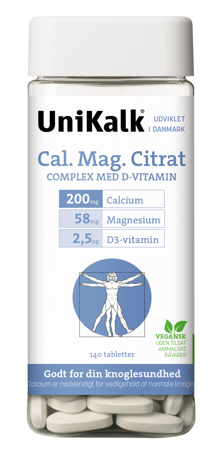 Unikalk Cal Mag Citrat   140 Tabletter
