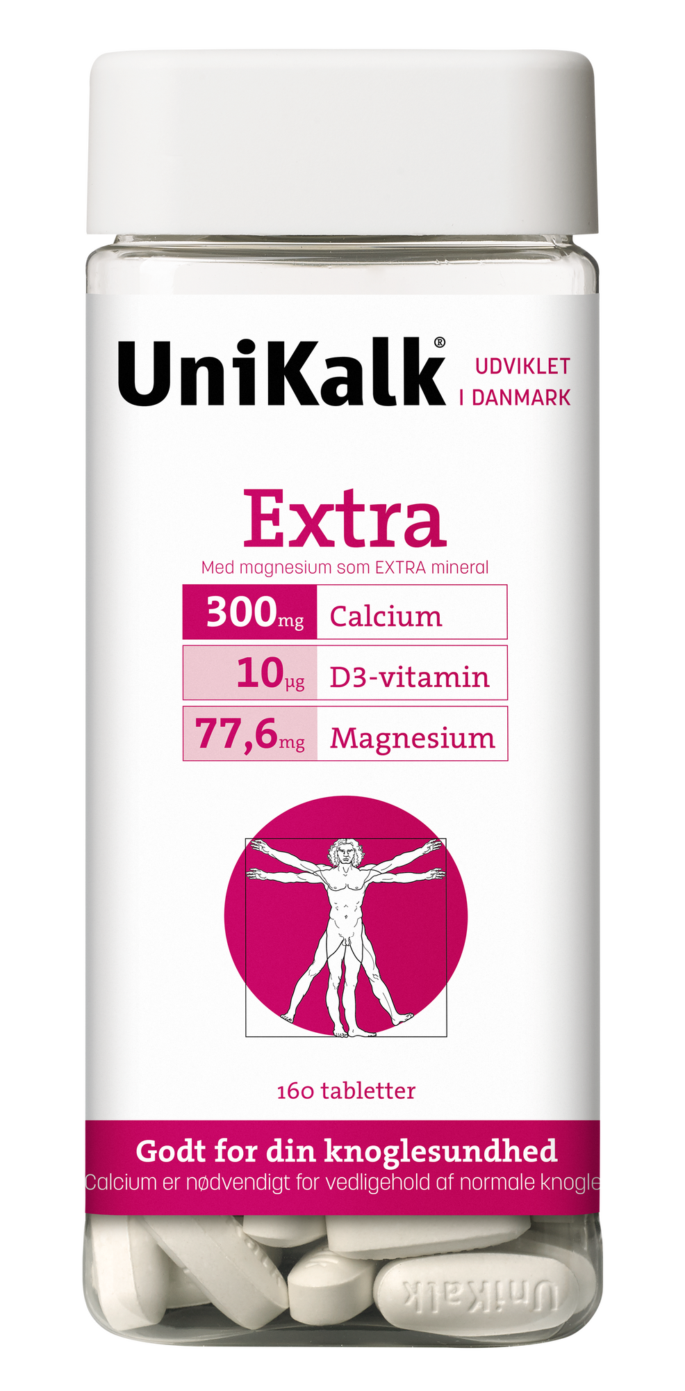 Unikalk Extra   160 Tabletter