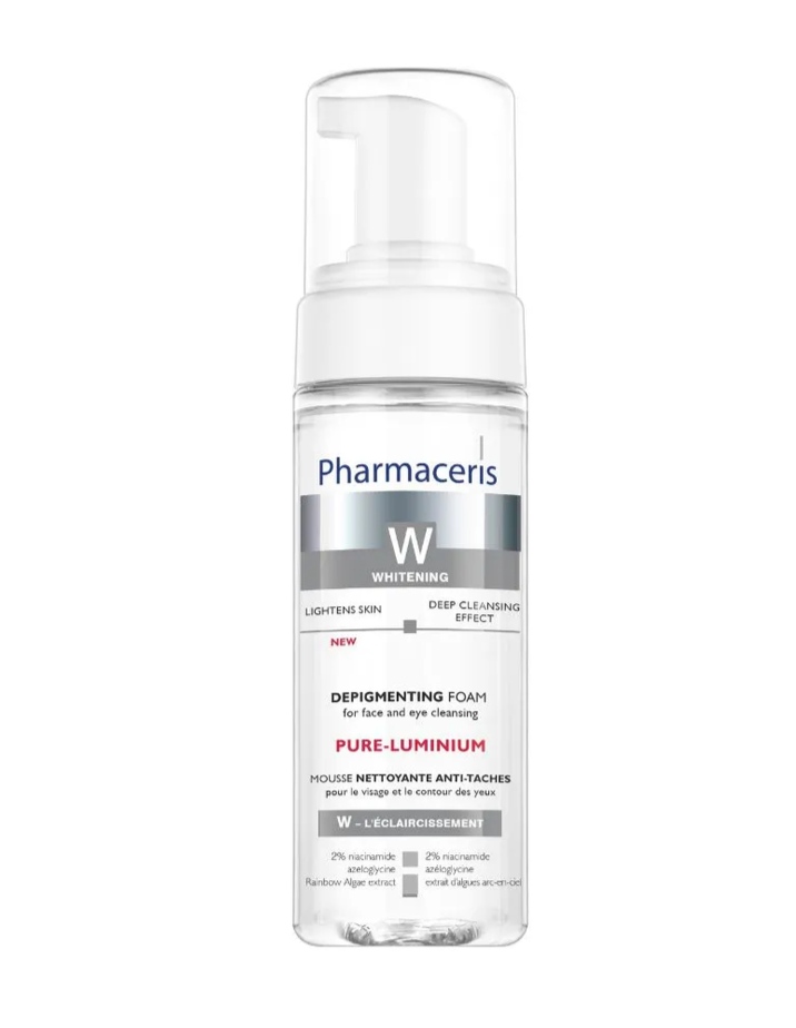 Pharmaceris W Pure Luminum  Lysnende Renseskum Til Ansigt Og øjne  150ml