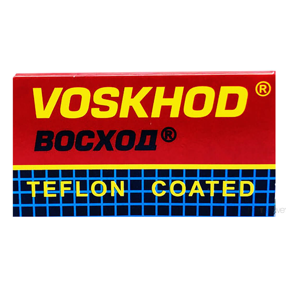 Voskhod Teflon Coated De Barberblade  2x5 Stk   10 Stk