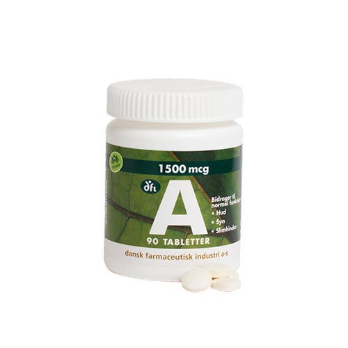 A Vitamin 1500 Mcg 5000 Ie   90 Tabletter