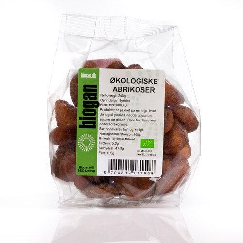 Abrikoser økologiske   200 Gram