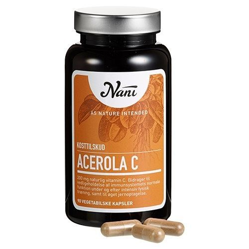 Nani Food State Acerola C Vitamin   90 Kapsler