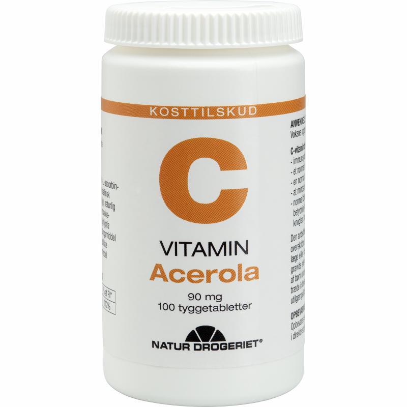 Acerola Med C Vitamin   100 Tabletter