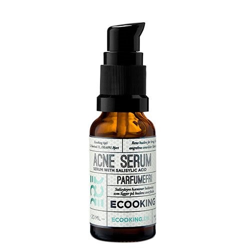 Ecooking Acne Serum   20 Ml  Inkl  Gratis Ecooking Ansigtolie 10 Ml  Værdi 159 95