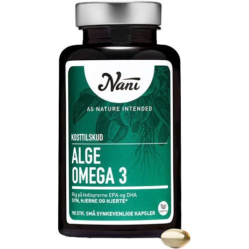 Nani Alge Omega 3   90 Kapsler