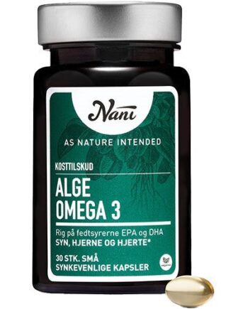 Nani Alge Omega 3   30 Kapsler