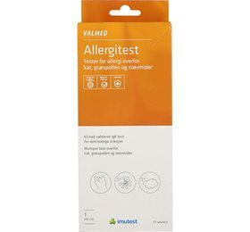Valmed Allergitest  Kat  Støv  Græs  1 Stk