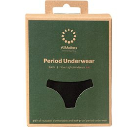 Allmatters Menstruationstrusser Bikini Underwear Light Moderate M