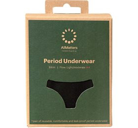 Allmatters Menstruationstrusser Bikini Underwear Light Moderate S