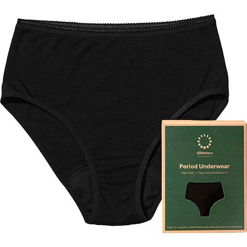Allmatters High Waist Underwear Light Moderate L  1pk
