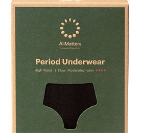Allmatters Menstruationstrusse High Waist Underwear Moderate Heavy M